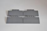 LEGO 4 x SchrÃ¤gstein neues dunkelgrau Dark Bluish Gray Slope Curv. 5x8x2/3 15625